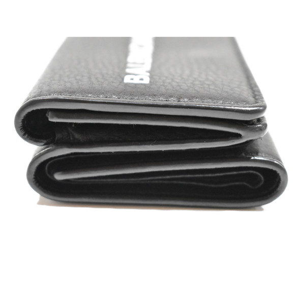Balenciaga Popular Tri  Wallet black leather - Picture 4 of 9